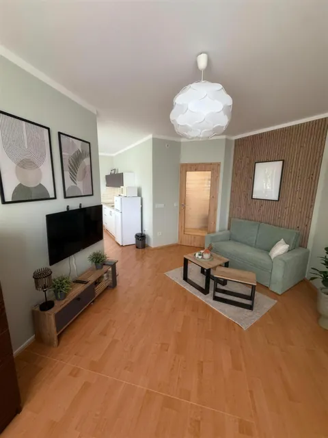 Obývací pokoj s televizí